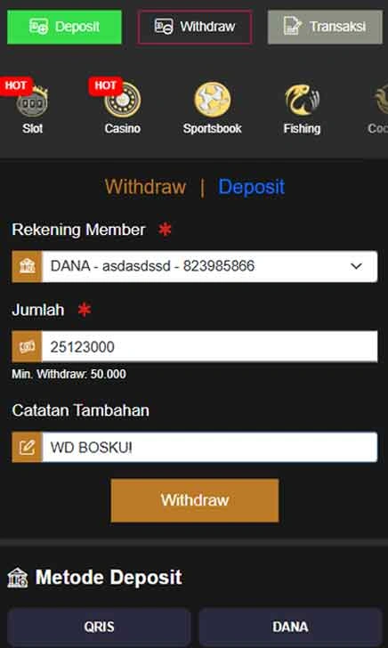 cara wd Bigwinner Slot Patch Baru